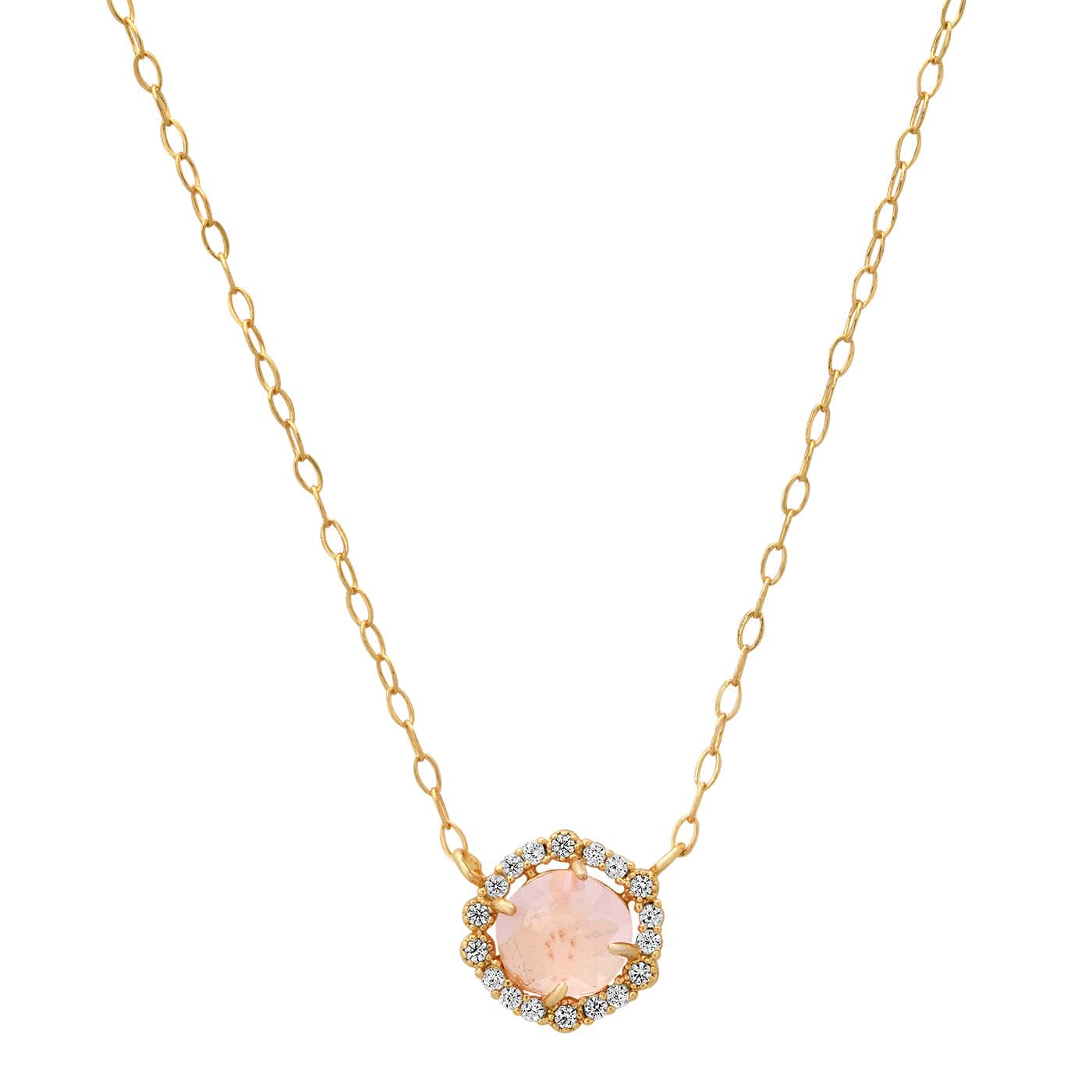 Blush Halo Necklace