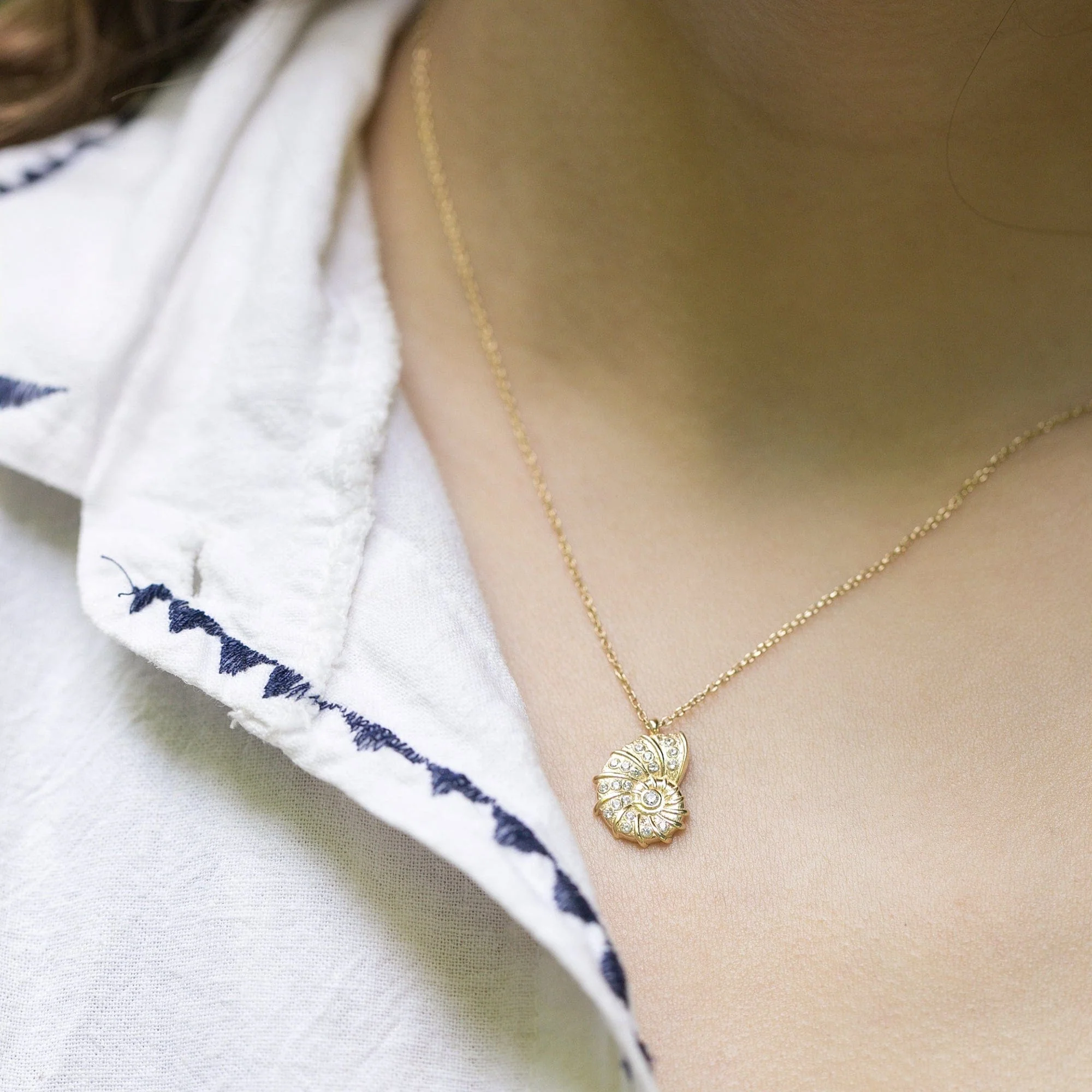 Shell Charm Necklace - Image 3