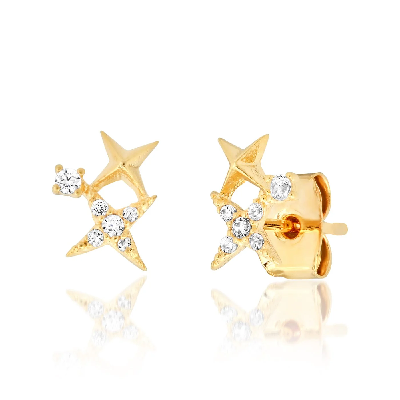 Starburst CZ Earrings