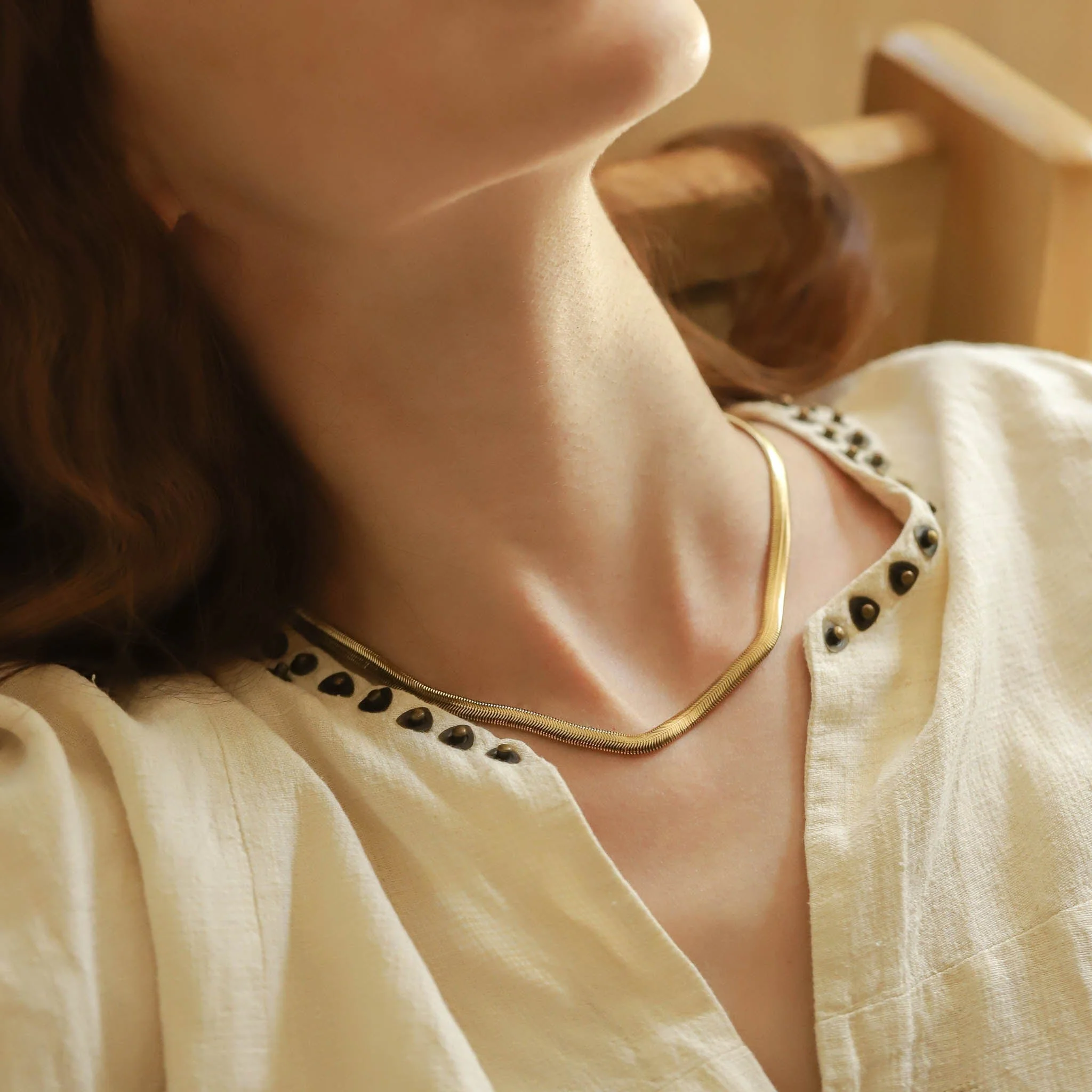 Thick Herringbone Chain - Image 2