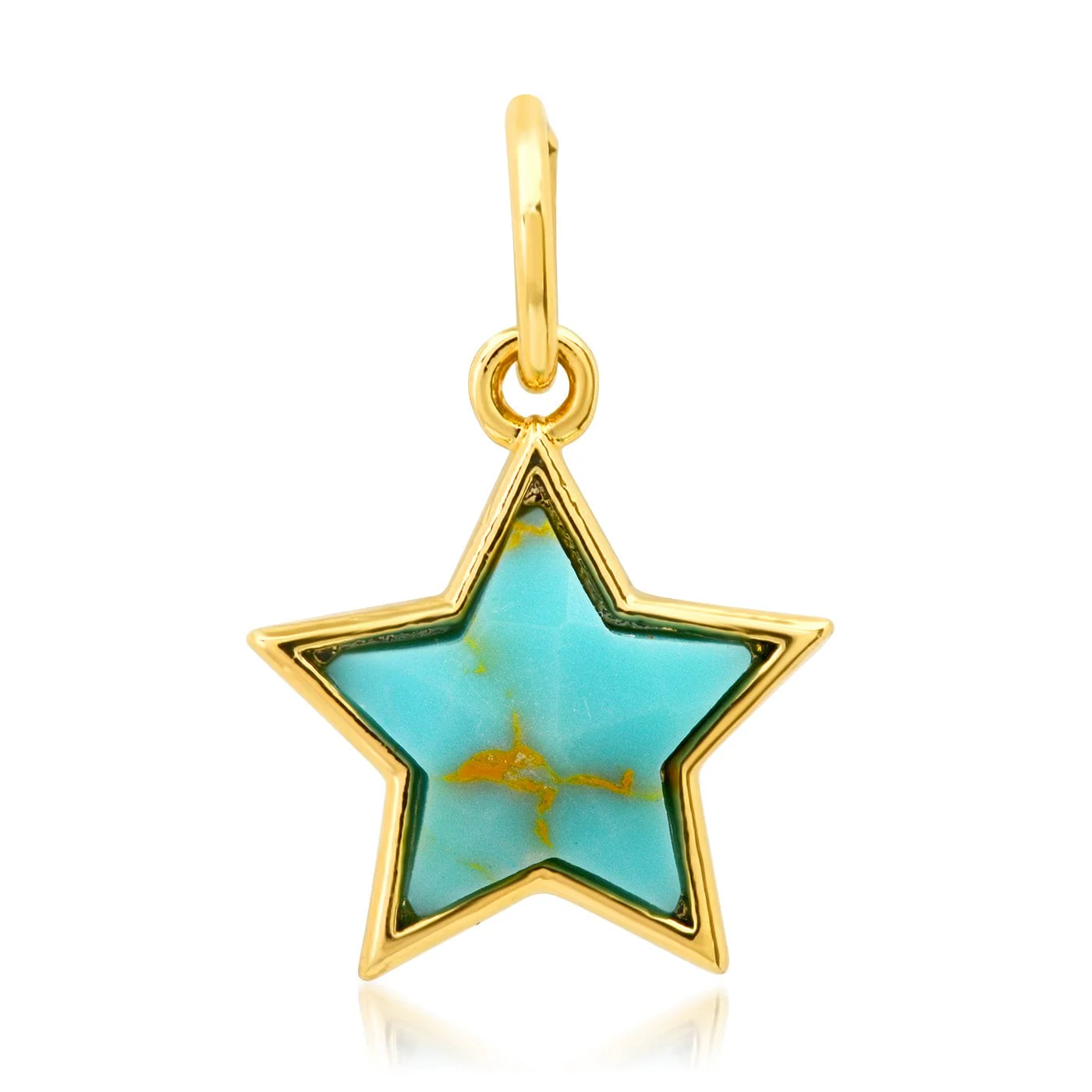 Turquoise Star Charm