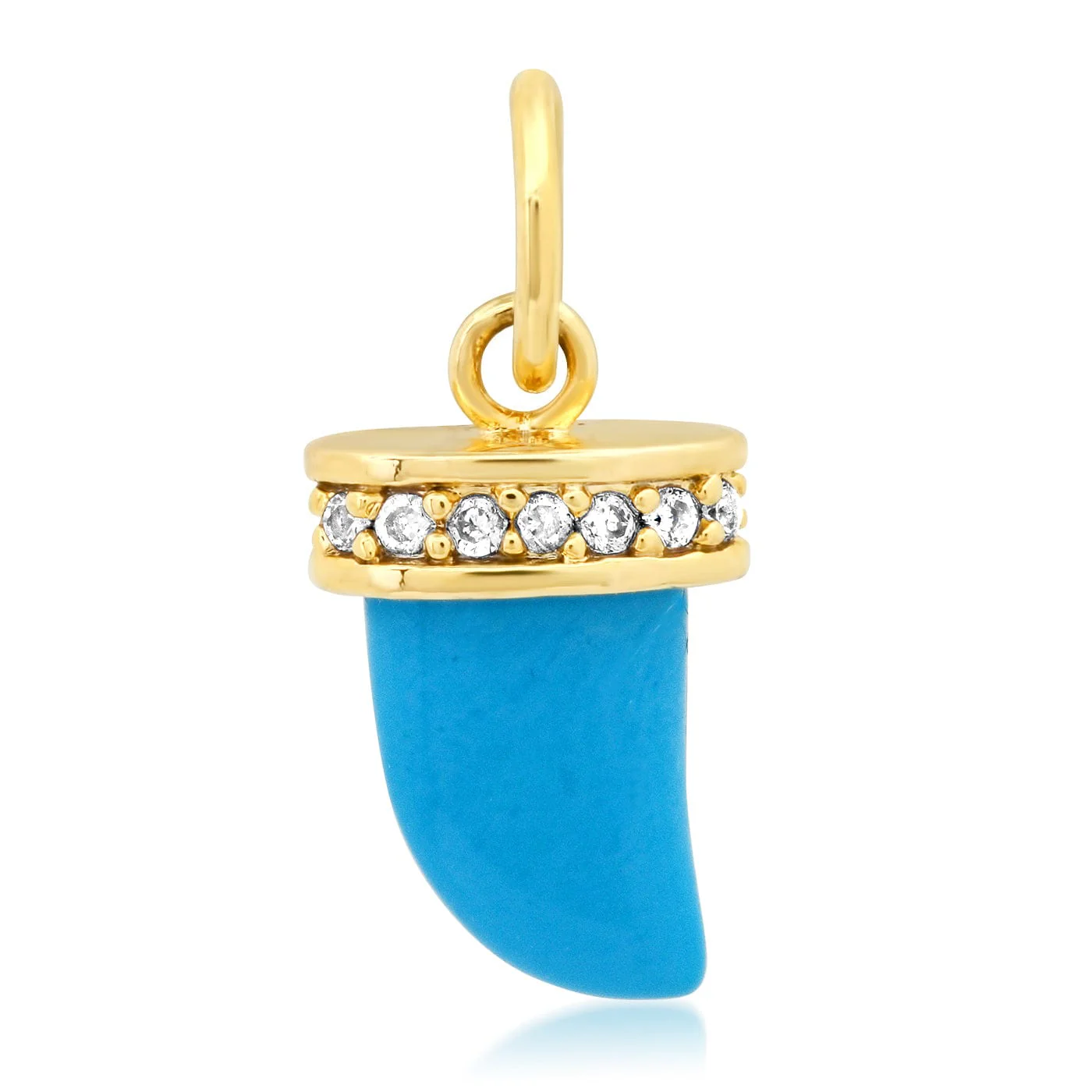 Turquoise Tusk Charm